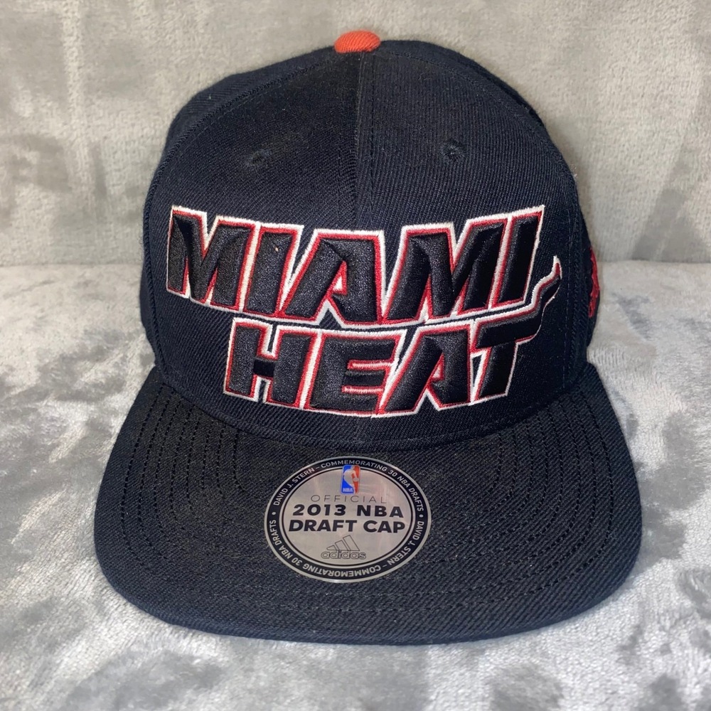 Miami Heat NBA Adidas 2013 Draft Cap One Size Fits‎ All